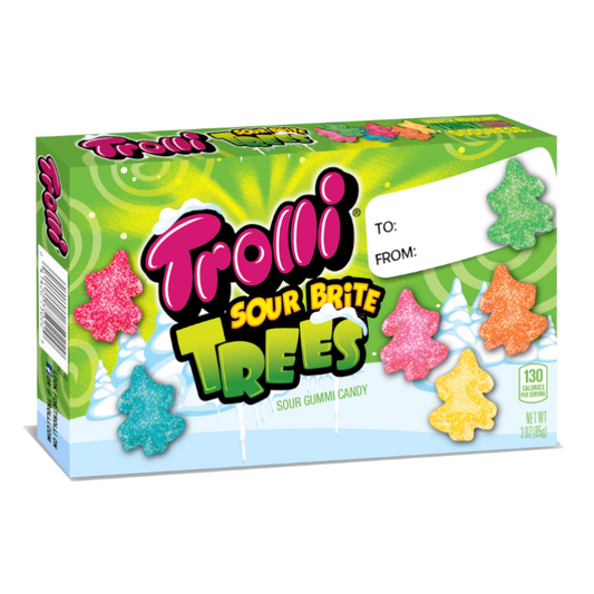 Trolli Sour Brite Trees Theatre Box - 3oz (85g) [Christmas]