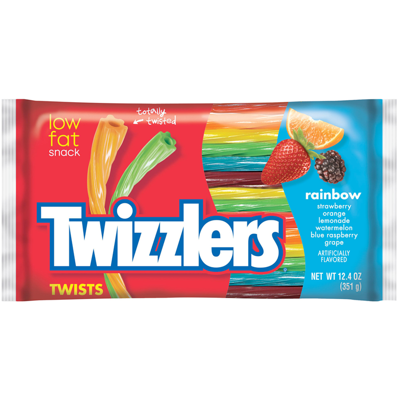 Twizzlers Rainbow Twists Big Bag 12.4oz (346g)