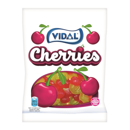 Vidal Jelly Cherries - 3.5oz (100g)
