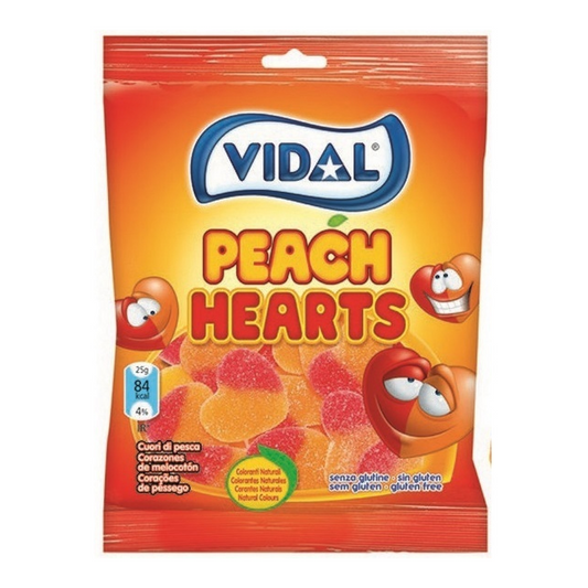 Vidal Peach Hearts -90g