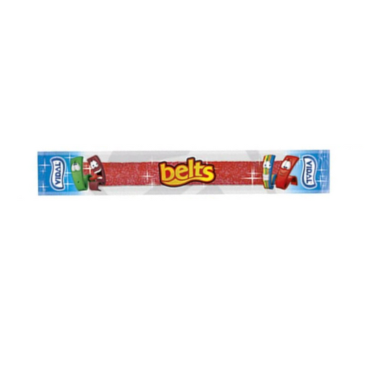 Vidal Sour Belts Strawberry - 9g