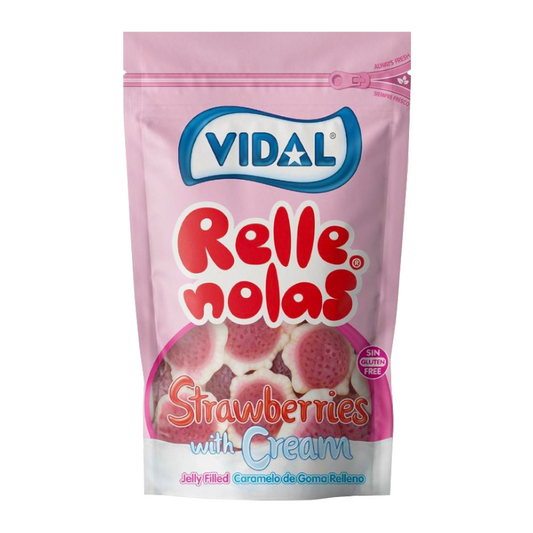 Vidal Strawberries With Cream - 180g