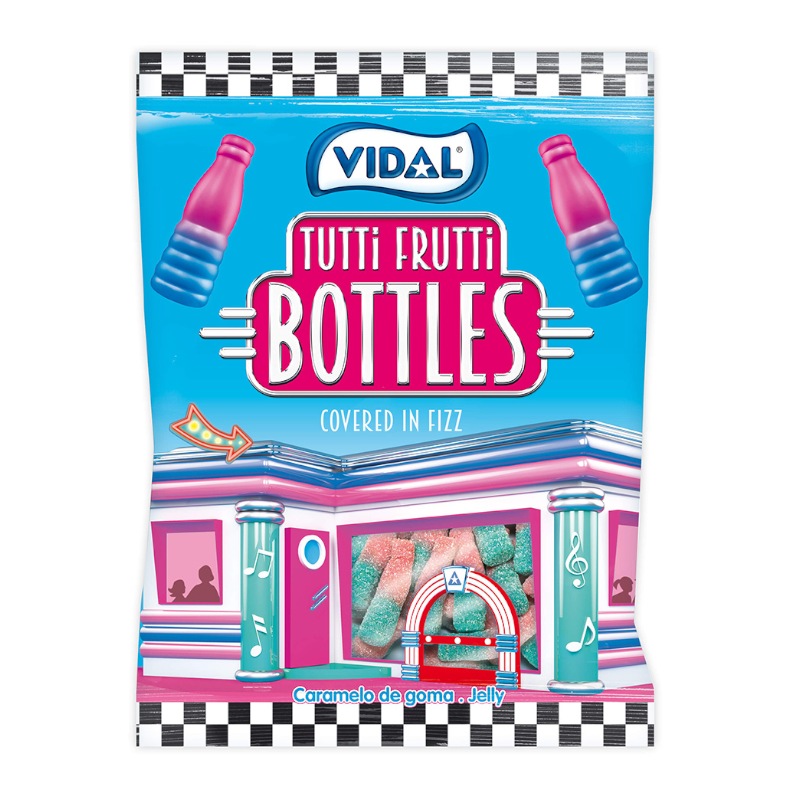 Vidal Tutti Frutti Bottles 3.17oz (90g)