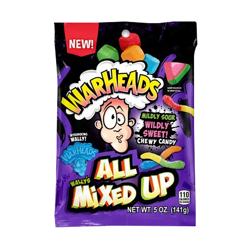 Warheads All Mixed Up Chewy Mix - 5oz (141g)