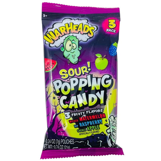 Warheads Sour Popping Candy Spooky 21g