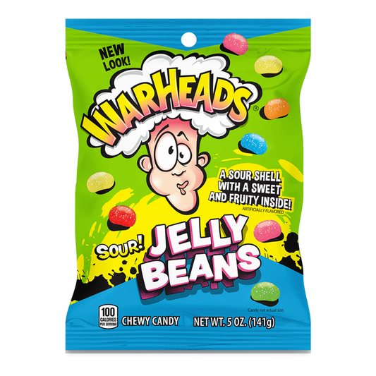 Warheads - Sour Jelly Beans 5oz (141g)