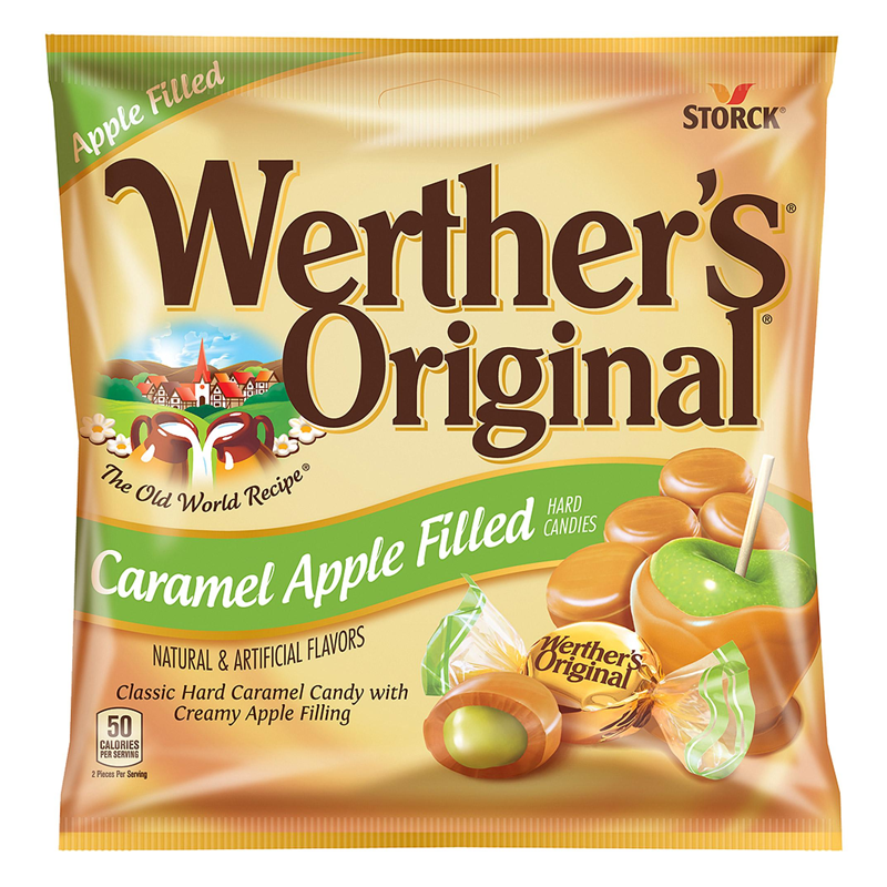 Werther's Original Caramel Apple Filled Hard Candies 2.65oz (75g)