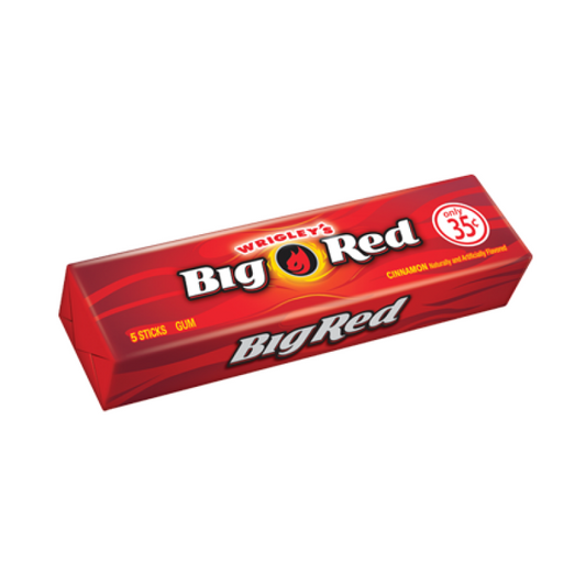 Wrigleys - Big Red Chewing Gum - 5 Piece 13.5g