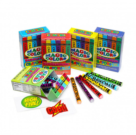 Magic Color Bubblegum Crayons - 0.96oz (27.2g)